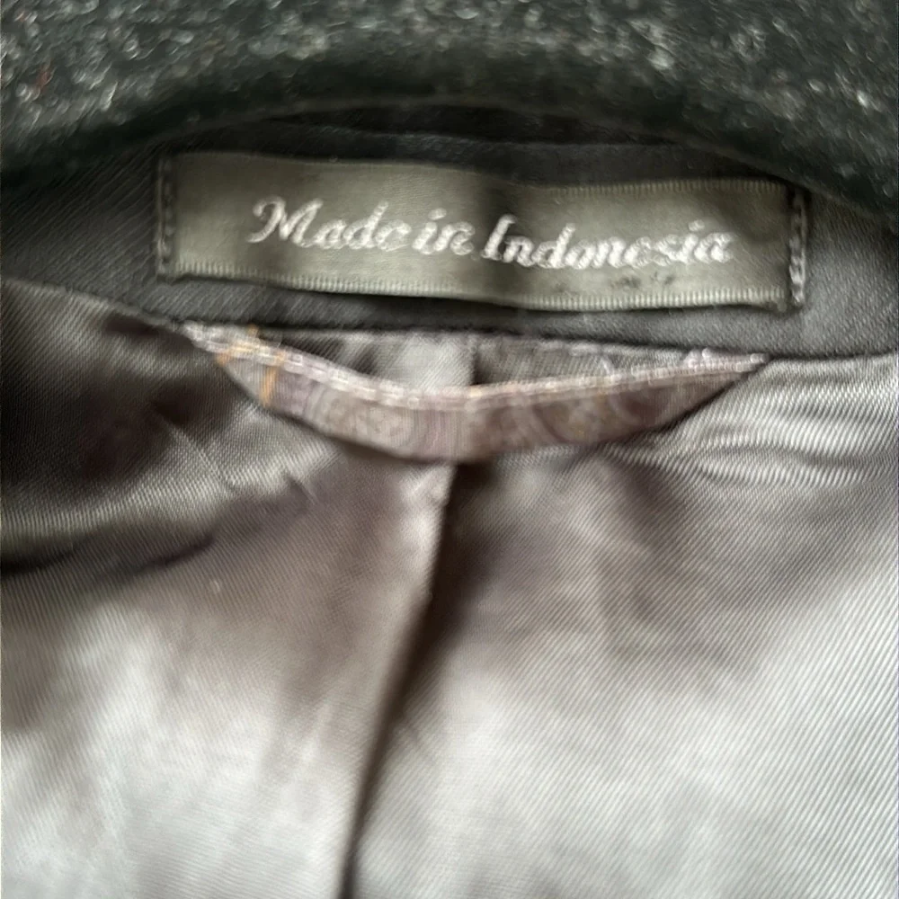 Ralph Lauren Black 100% Wool Blazer Size 48R - Picture 4 of 8